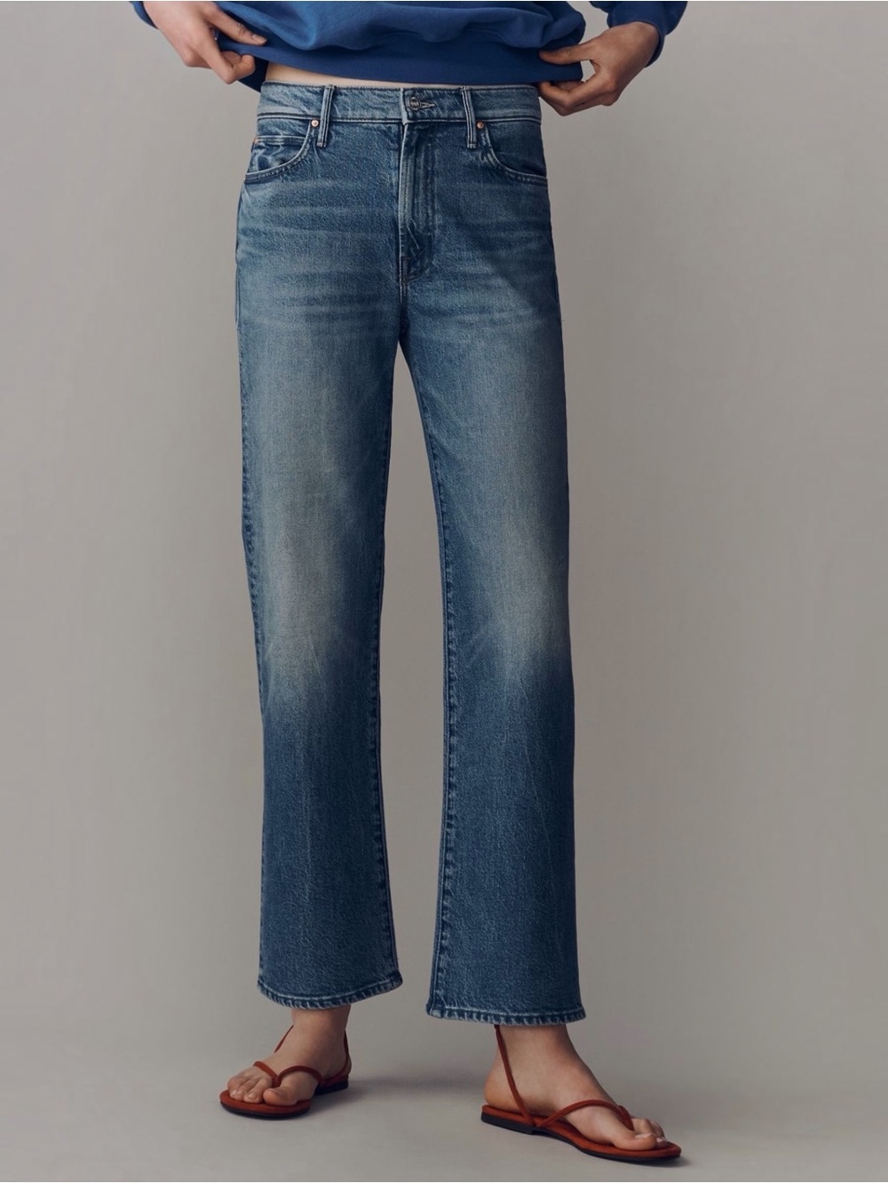 Anthropologie Mother Kick It Tell It to the Pope Boot Cut Jeans
